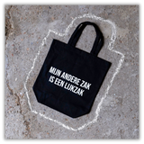 MIJN ANDERE ZAK IS EEN LIJKZAK (TOTEBAG)