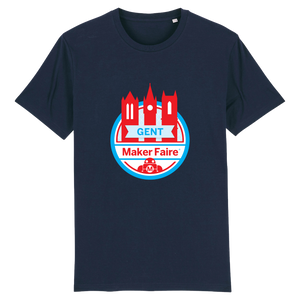 MAKER FAIRE GENT (UNISEX T-SHIRT BLAUW)