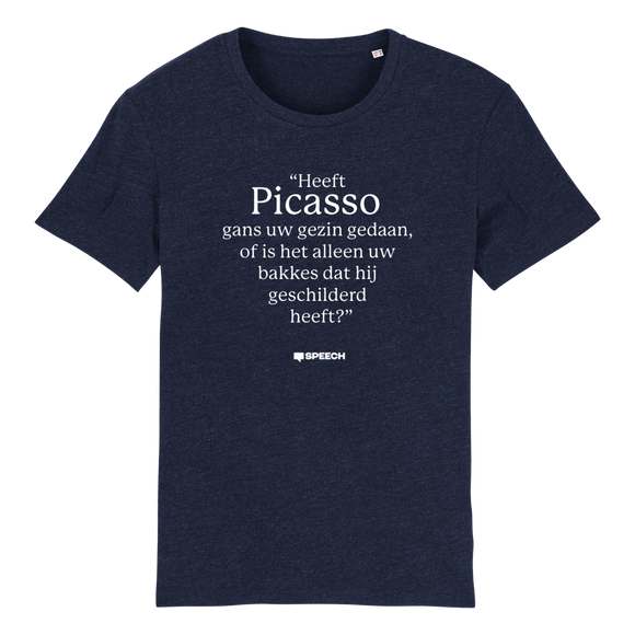 SPEECH - PICASSO (UNISEX T-SHIRT MARINEBLAUW)