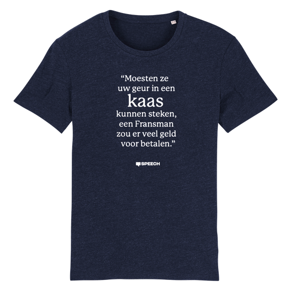 SPEECH - KAAS (UNISEX T-SHIRT MARINEBLAUW)