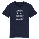 SPEECH - KAAS (UNISEX T-SHIRT MARINEBLAUW)