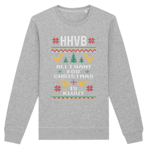 KERSTTRUI HHVB (UNISEX SWEATER GRIJS)