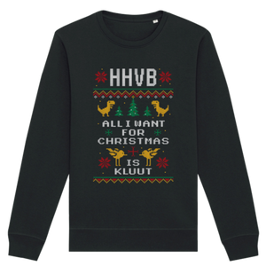 KERSTTRUI HHVB (UNISEX SWEATER ZWART)