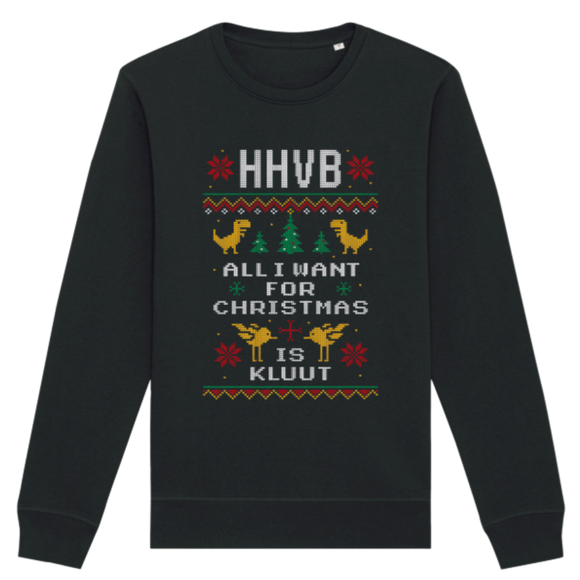 KERSTTRUI HHVB (UNISEX SWEATER ZWART)