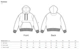NERDLAND - NERD NASA (UNISEX HOODIE BLAUW)