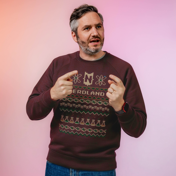 KERSTTRUI NERDLAND (UNISEX SWEATER)