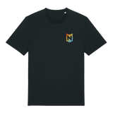 NERDLAND - LOGO GEEL (UNISEX T-SHIRT ZWART)