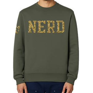 NERDLAND - NERD (UNISEX SWEATER KHAKI)