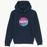 NERDLAND - NERD NASA (UNISEX HOODIE BLAUW)
